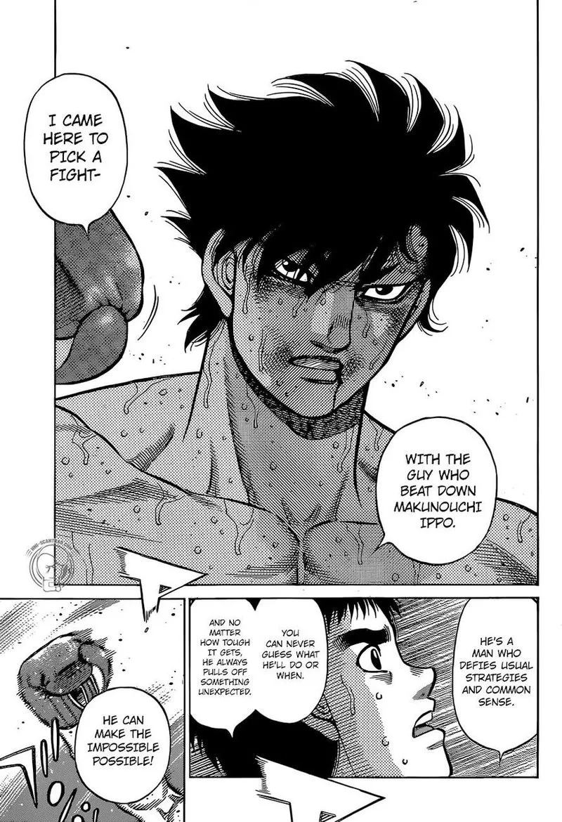 Hajime no Ippo Chapter 1296 page 17
