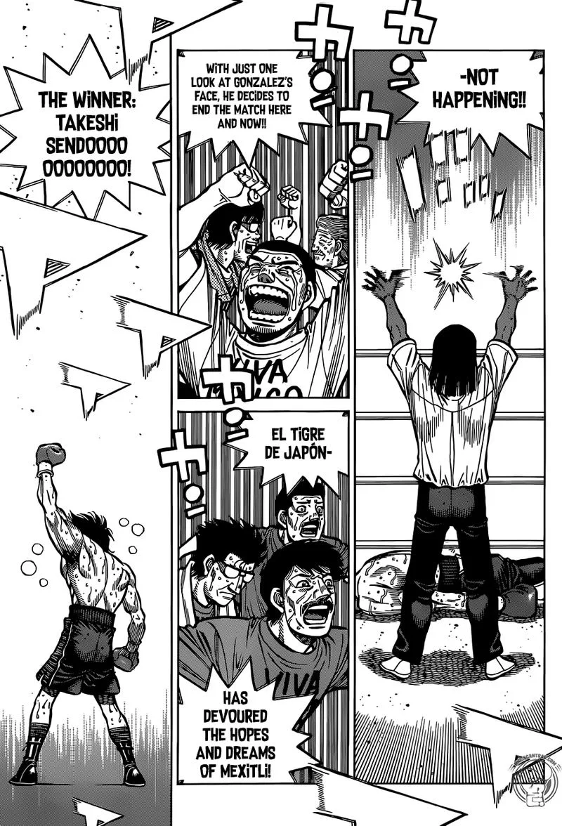 Hajime no Ippo Chapter 1308 page 3