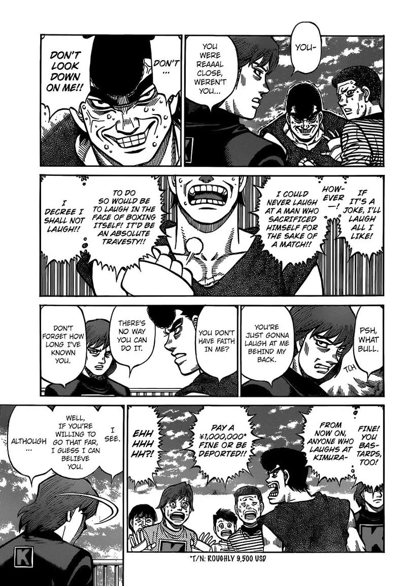 Hajime no Ippo Chapter 1316 page 3
