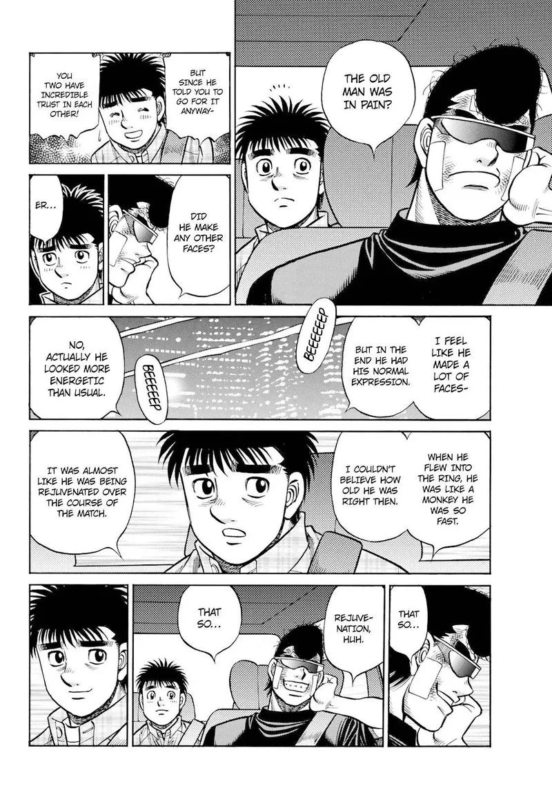 Hajime no Ippo Chapter 1349 page 6