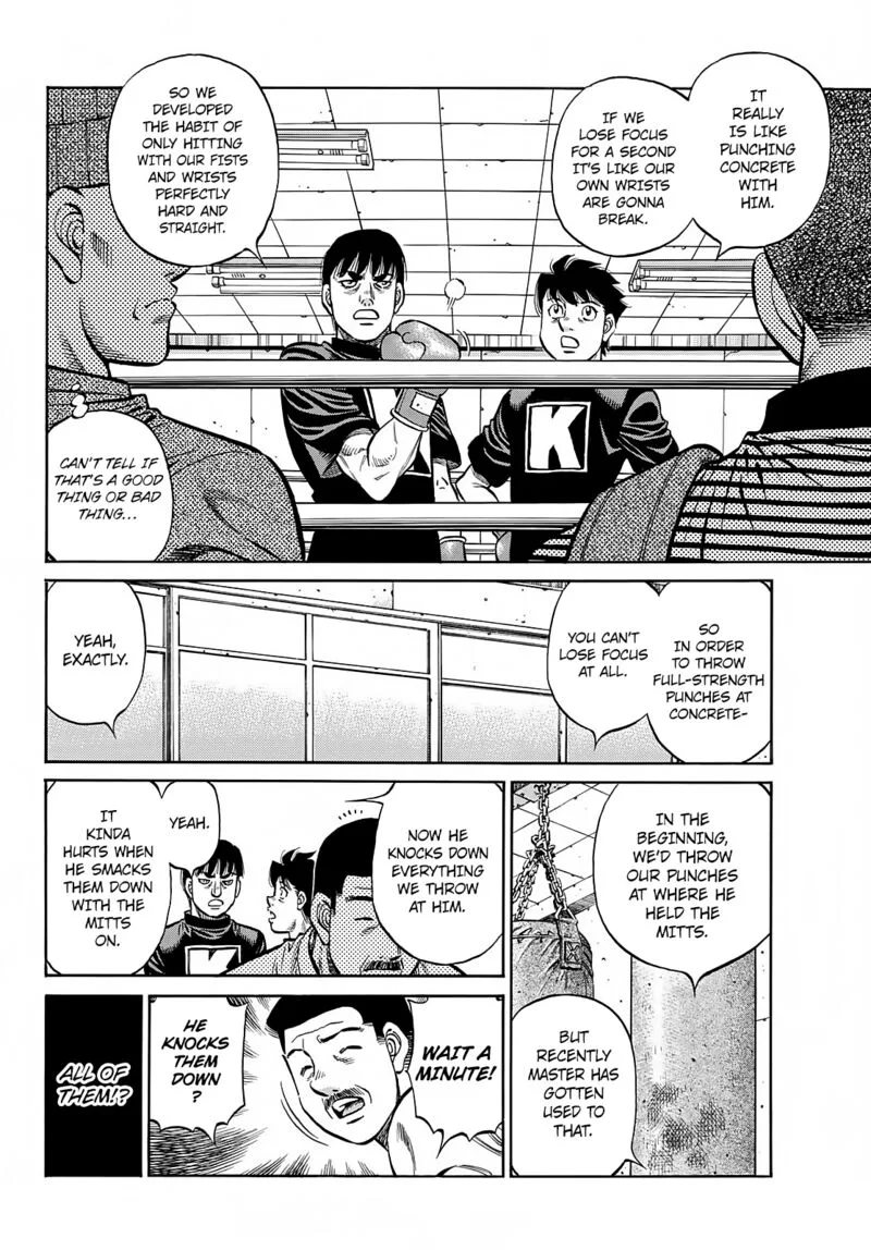 Hajime no Ippo Chapter 1381 page 4