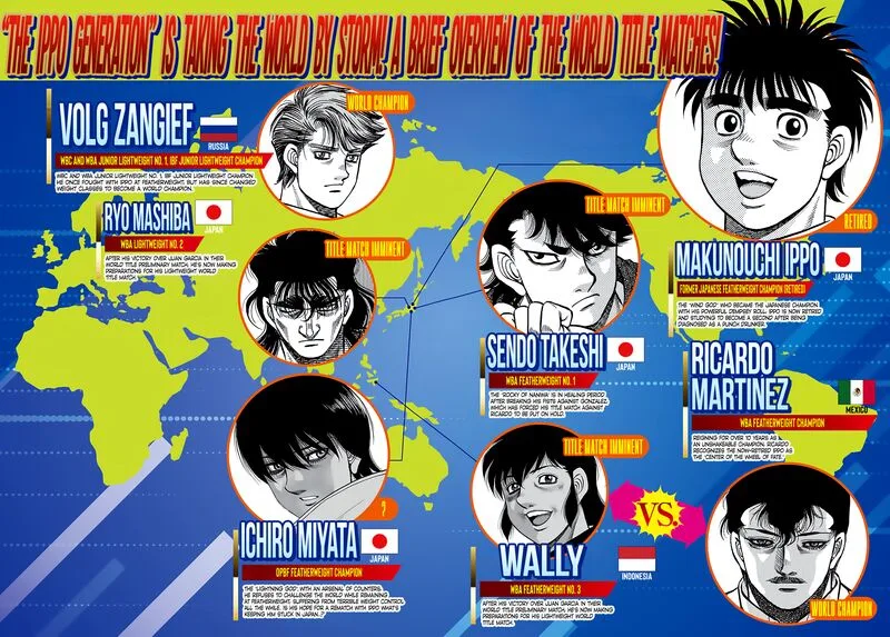 Hajime no Ippo Chapter 1384 page 1