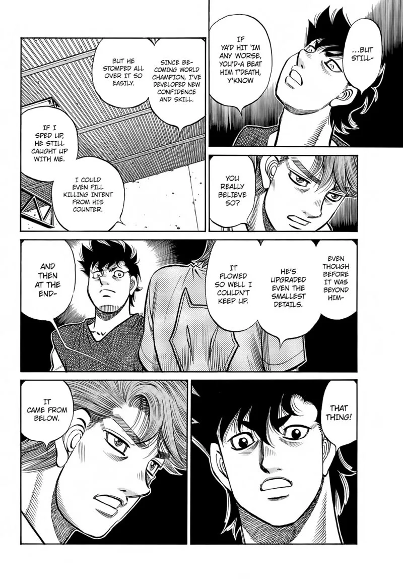 Hajime no Ippo Chapter 1386 page 4