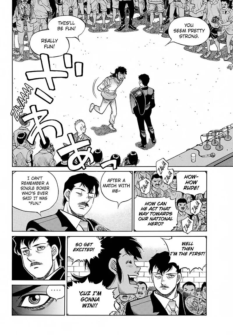 Hajime no Ippo Chapter 1389 page 4