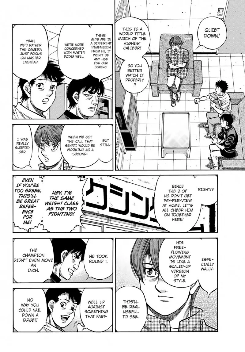 Hajime no Ippo Chapter 1396 page 14