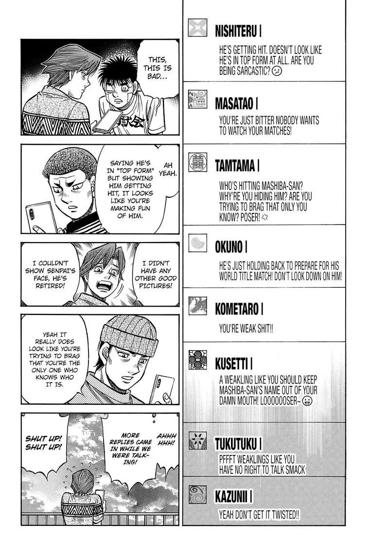 Hajime no Ippo Chapter 1441 page 6