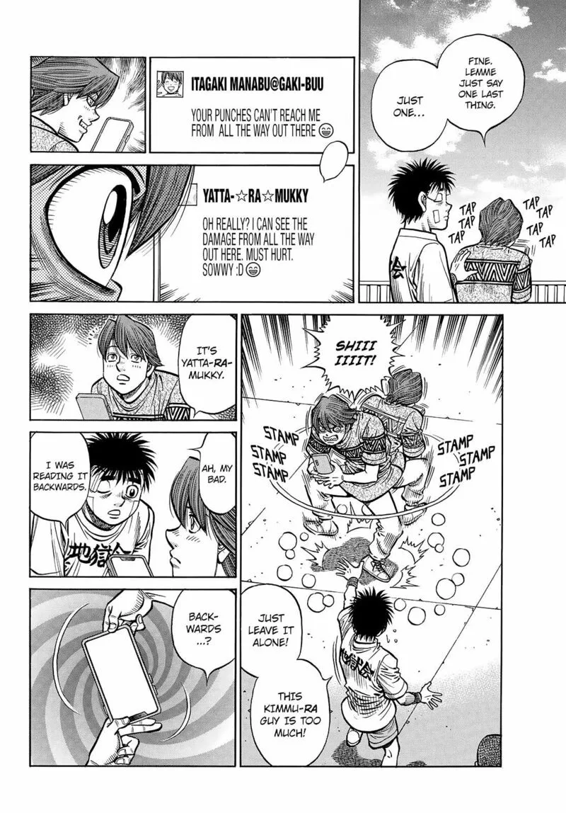 Hajime no Ippo Chapter 1442 page 6