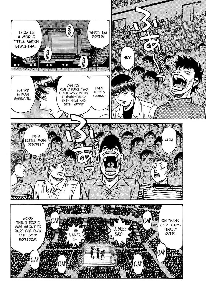 Hajime no Ippo Chapter 1450 page 16