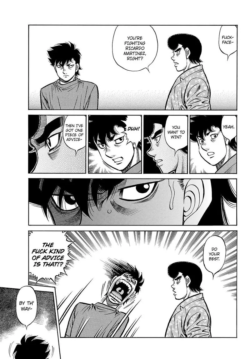 Hajime no Ippo Chapter 1450 page 3
