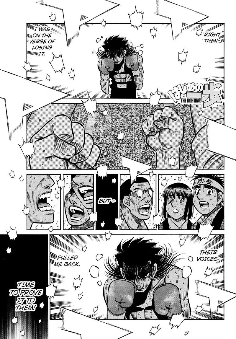 Hajime no Ippo Chapter 1468 page 1