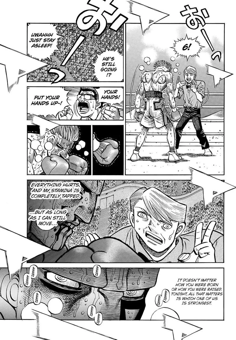 Hajime no Ippo Chapter 1475 page 13