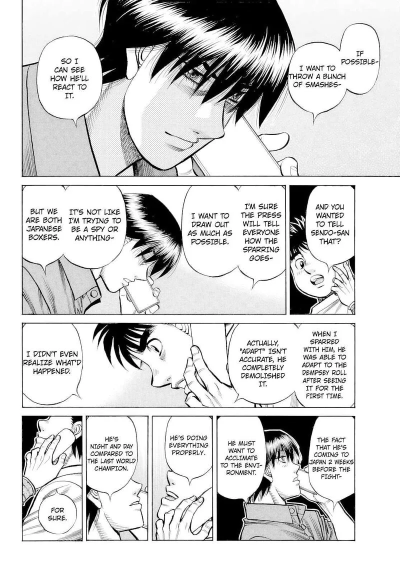 Hajime no Ippo Chapter 1484 page 11