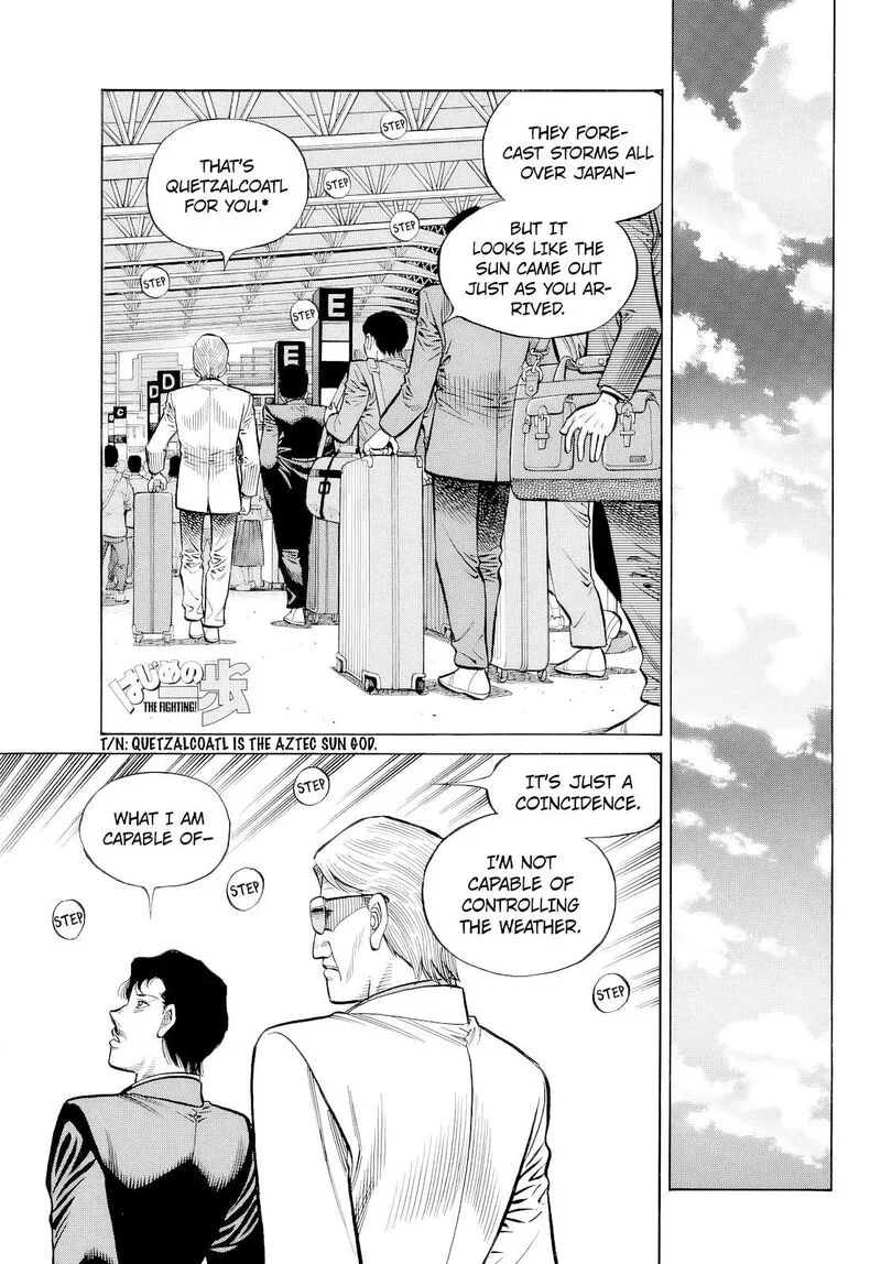Hajime no Ippo Chapter 1485 page 1