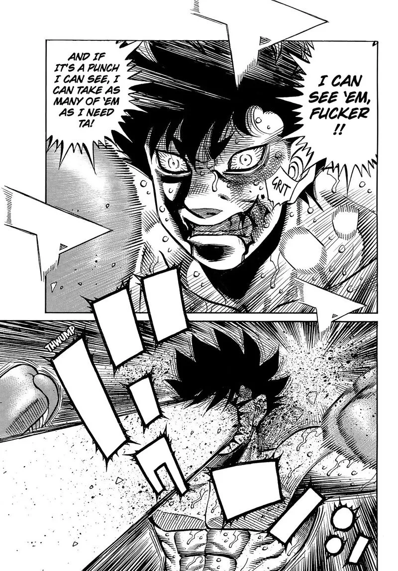 Hajime no Ippo Chapter 1512 page 11