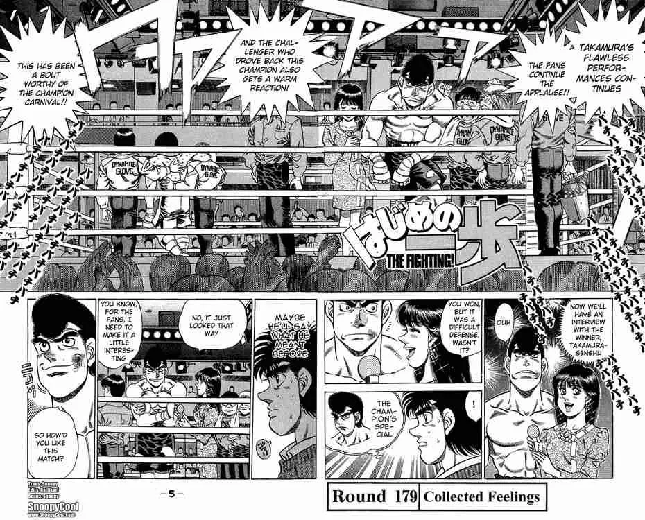 Hajime no Ippo Chapter 179 page 5