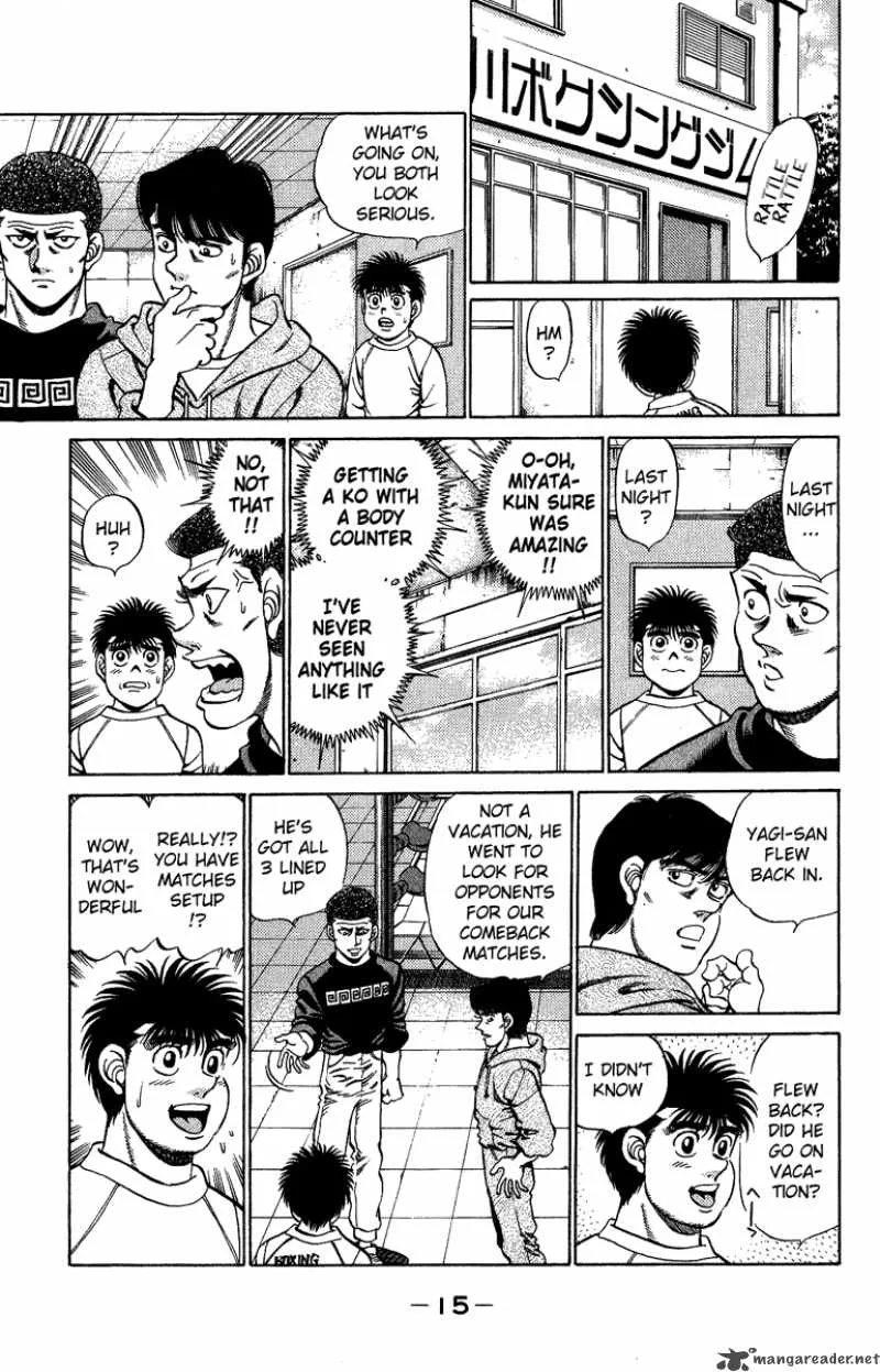 Hajime no Ippo Chapter 206 page 15