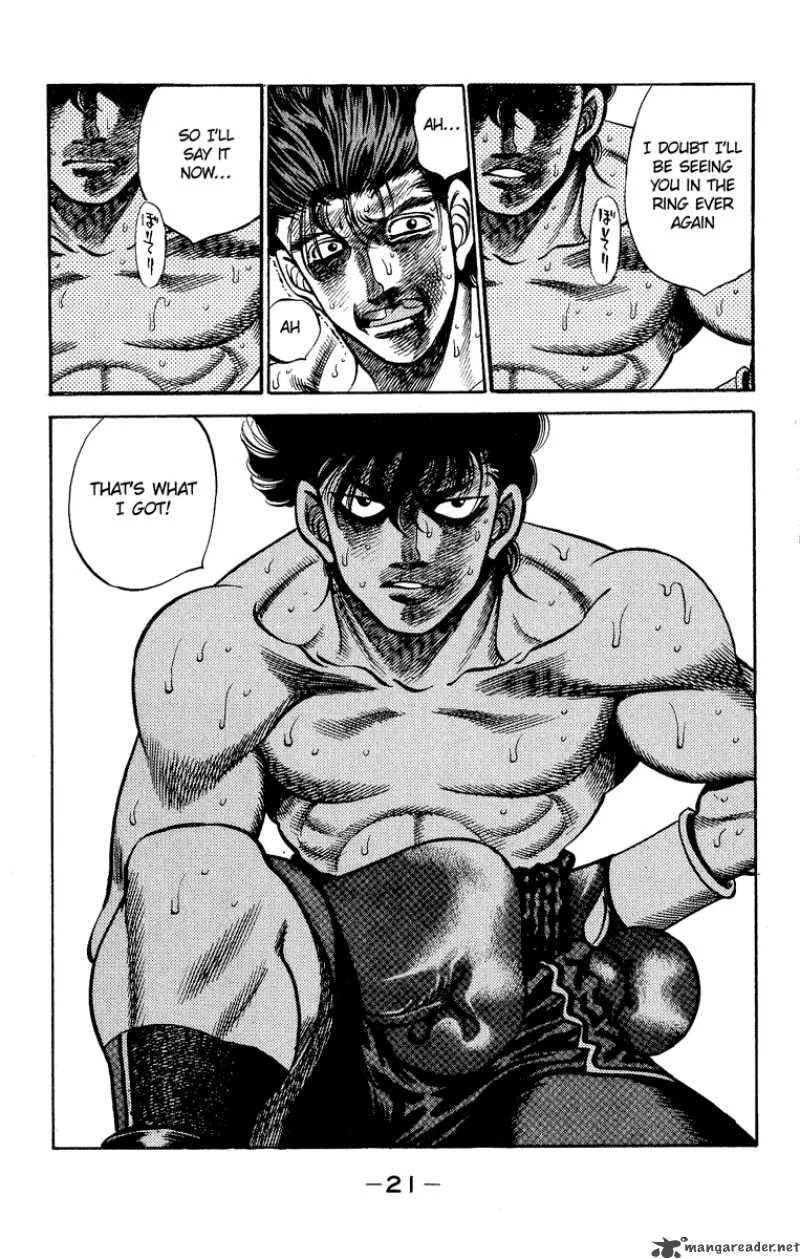 Hajime no Ippo Chapter 242 page 22