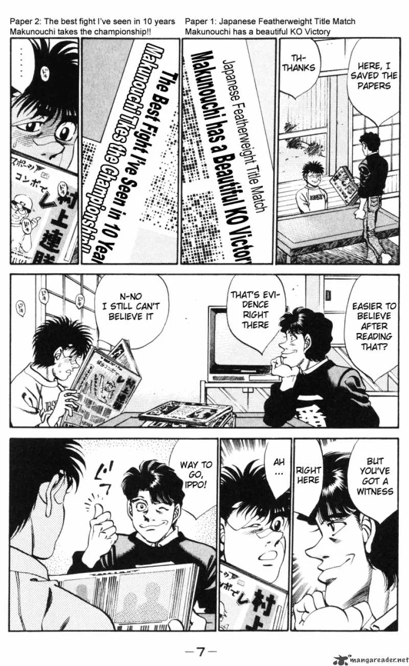 Hajime no Ippo Chapter 269 page 8