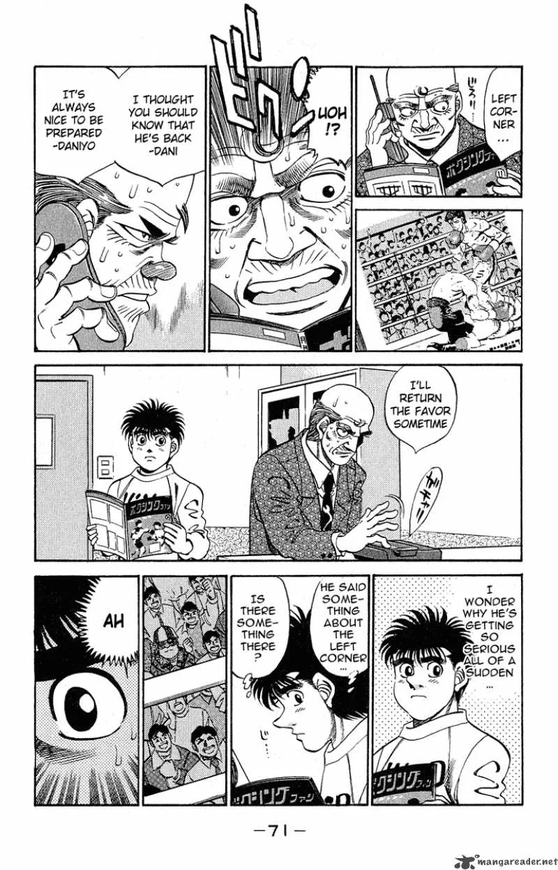 Hajime no Ippo Chapter 291 page 7