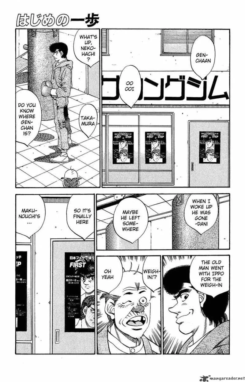 Hajime no Ippo Chapter 299 page 1