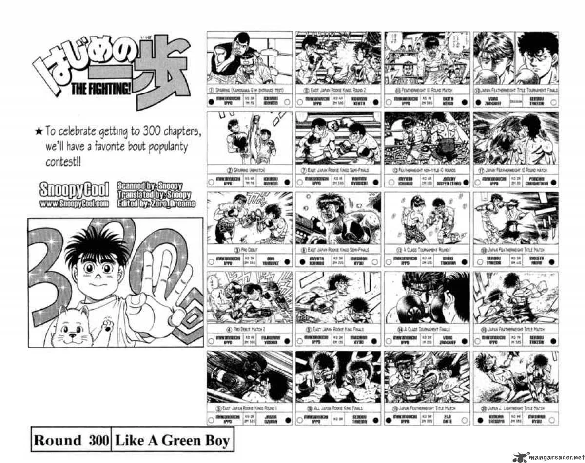 Hajime no Ippo Chapter 300 page 2