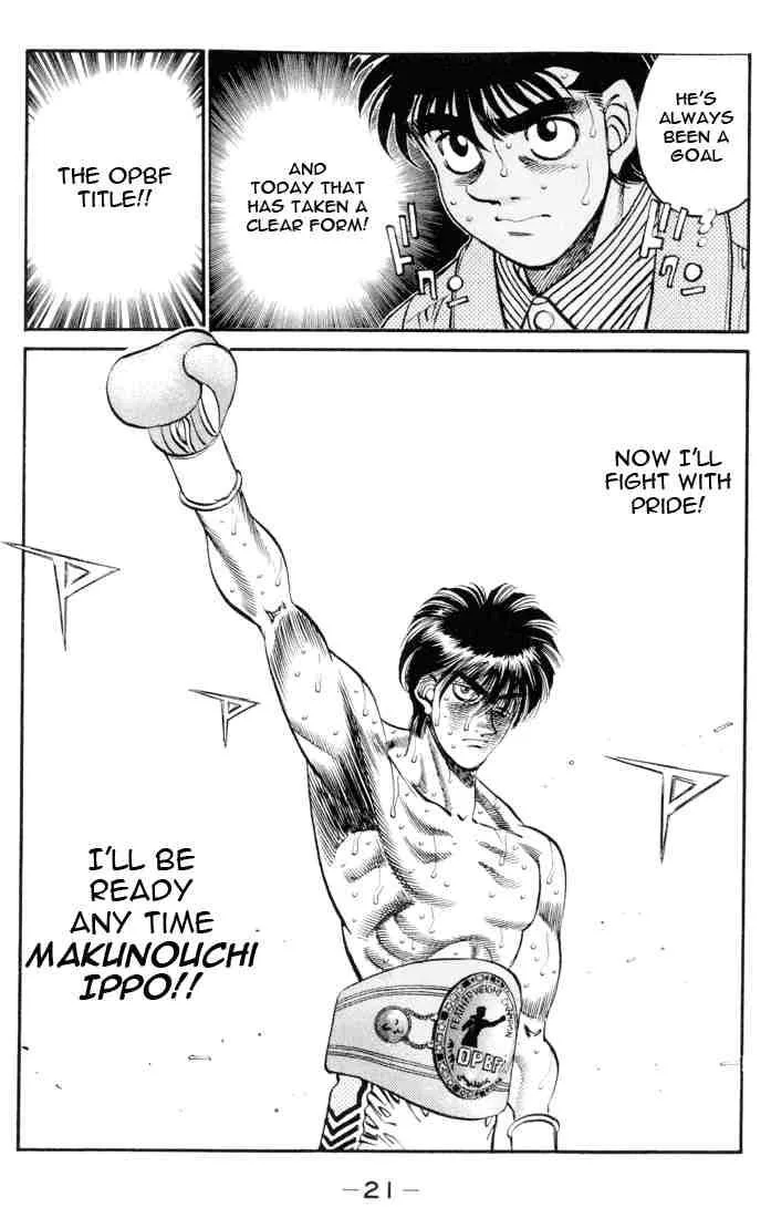 Hajime no Ippo Chapter 325 page 19