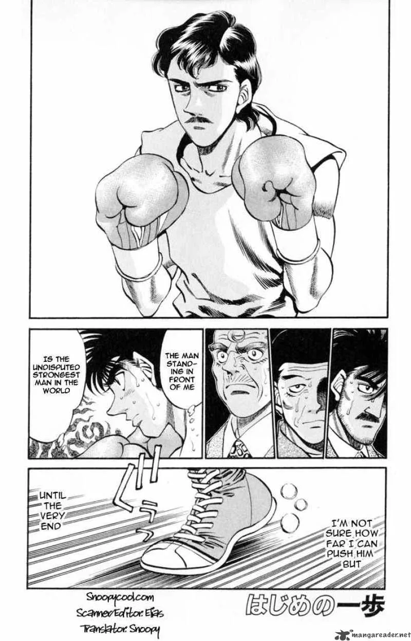 Hajime no Ippo Chapter 328 page 1