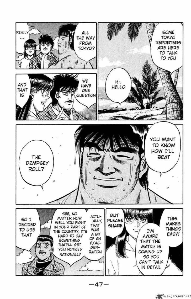 Hajime no Ippo Chapter 418 page 9