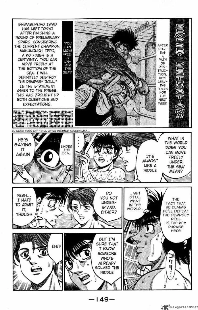 Hajime no Ippo Chapter 423 page 11