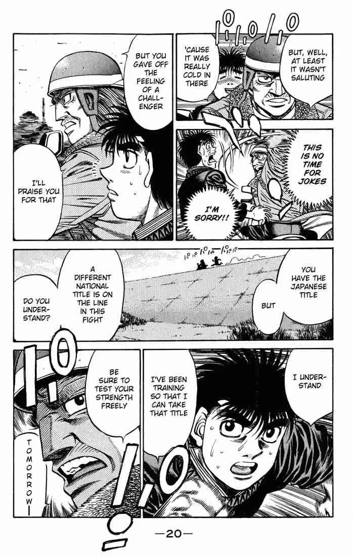 Hajime no Ippo Chapter 425 page 20