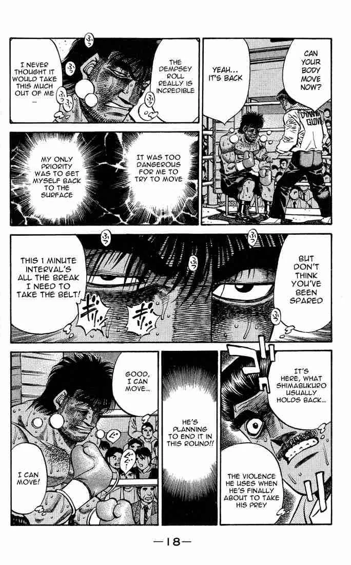 Hajime no Ippo Chapter 434 page 18