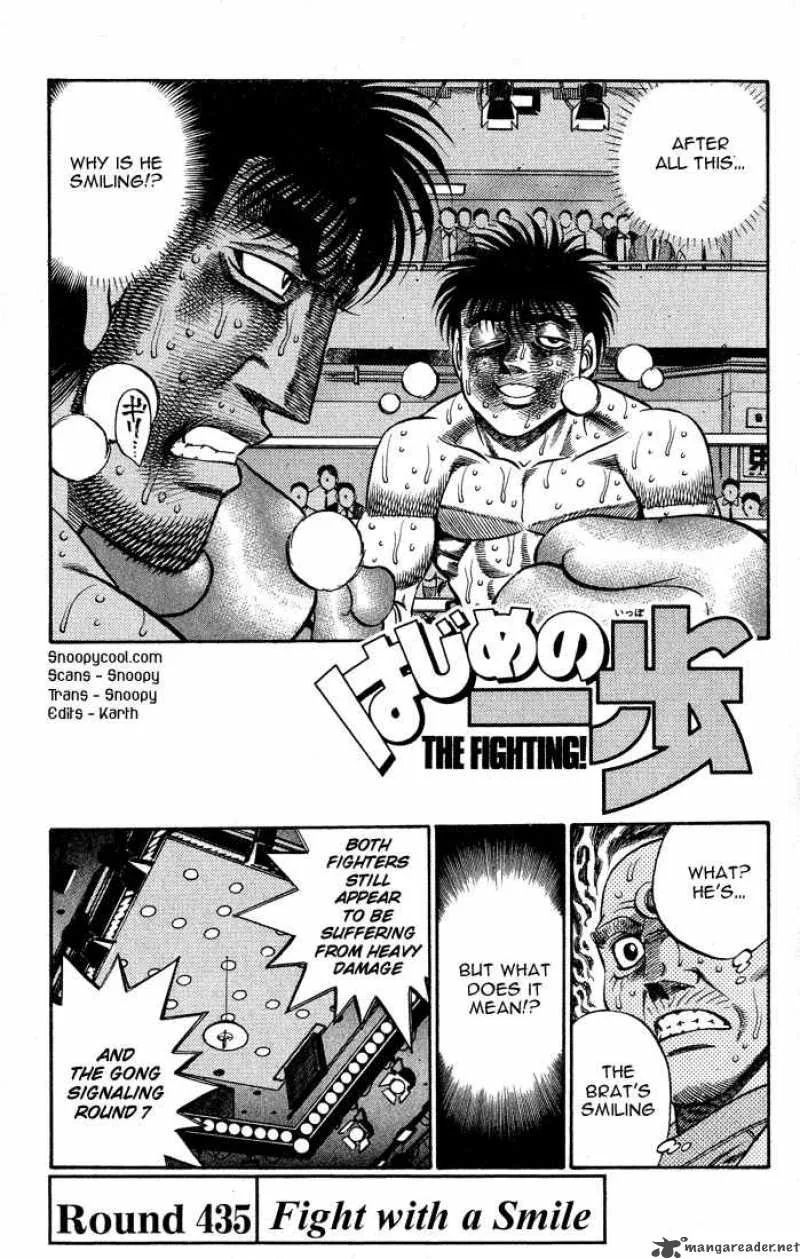 Hajime no Ippo Chapter 435 page 1