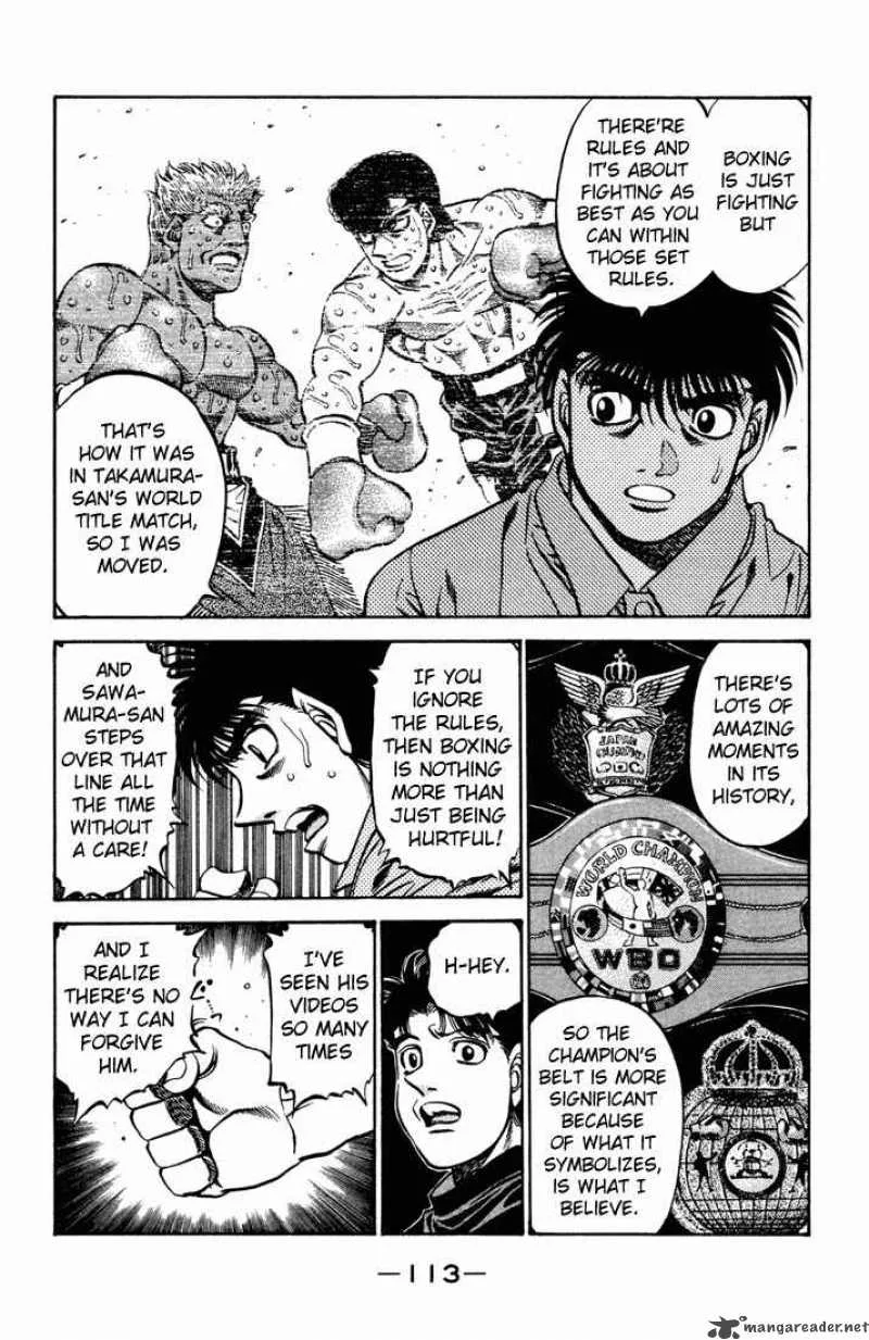 Hajime no Ippo Chapter 478 page 11