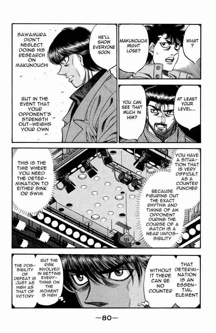 Hajime no Ippo Chapter 487 page 6