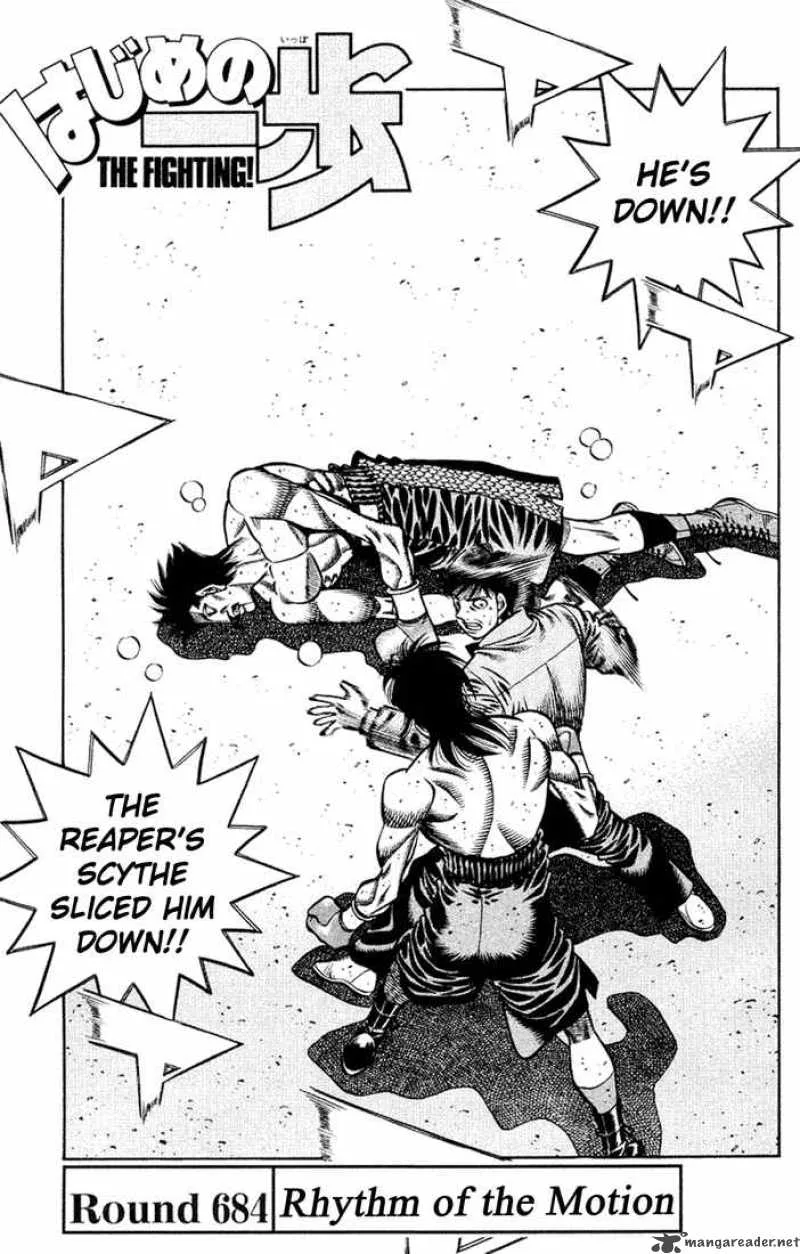 Hajime no Ippo Chapter 684 page 1