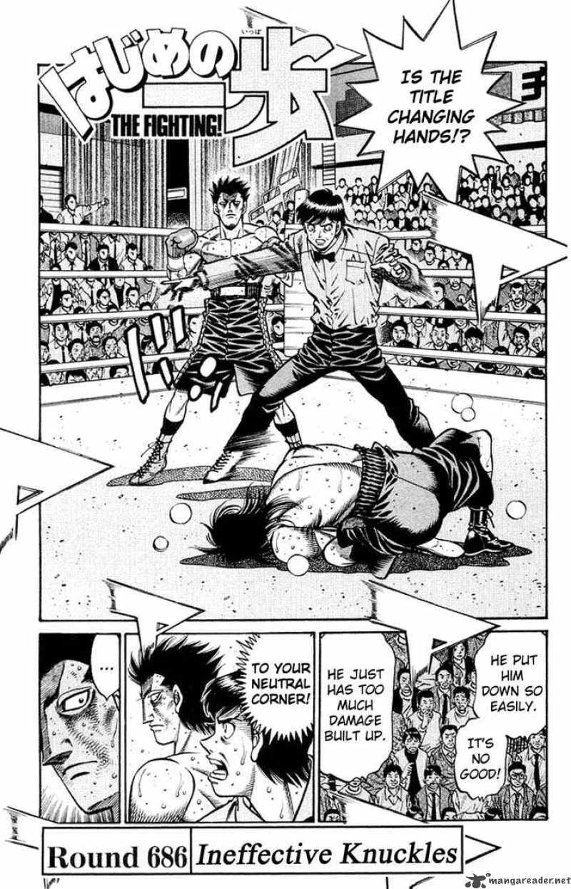 Hajime no Ippo Chapter 686 page 1