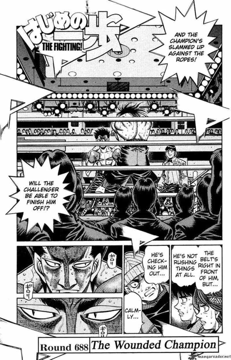 Hajime no Ippo Chapter 688 page 1