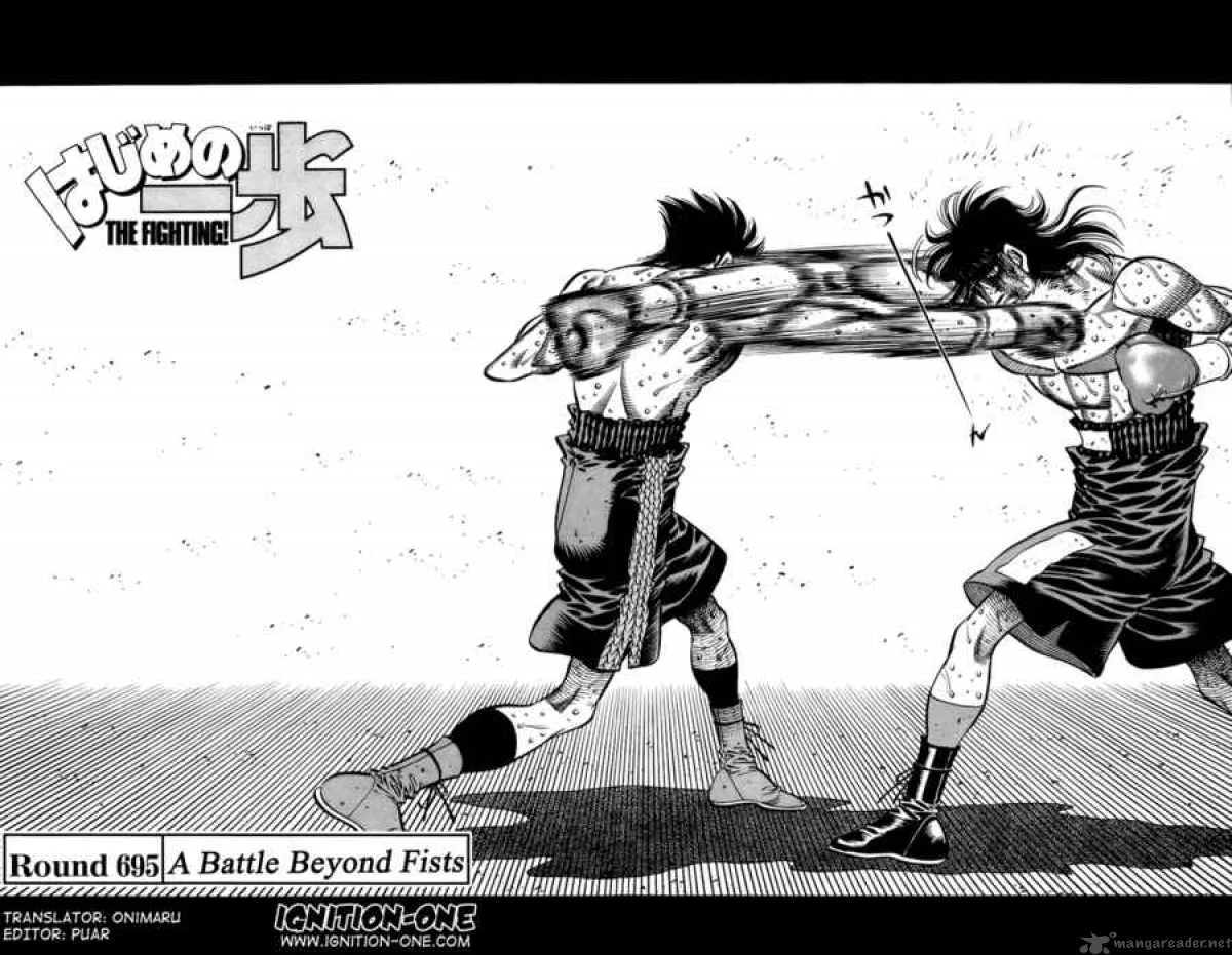 Hajime no Ippo Chapter 695 page 2