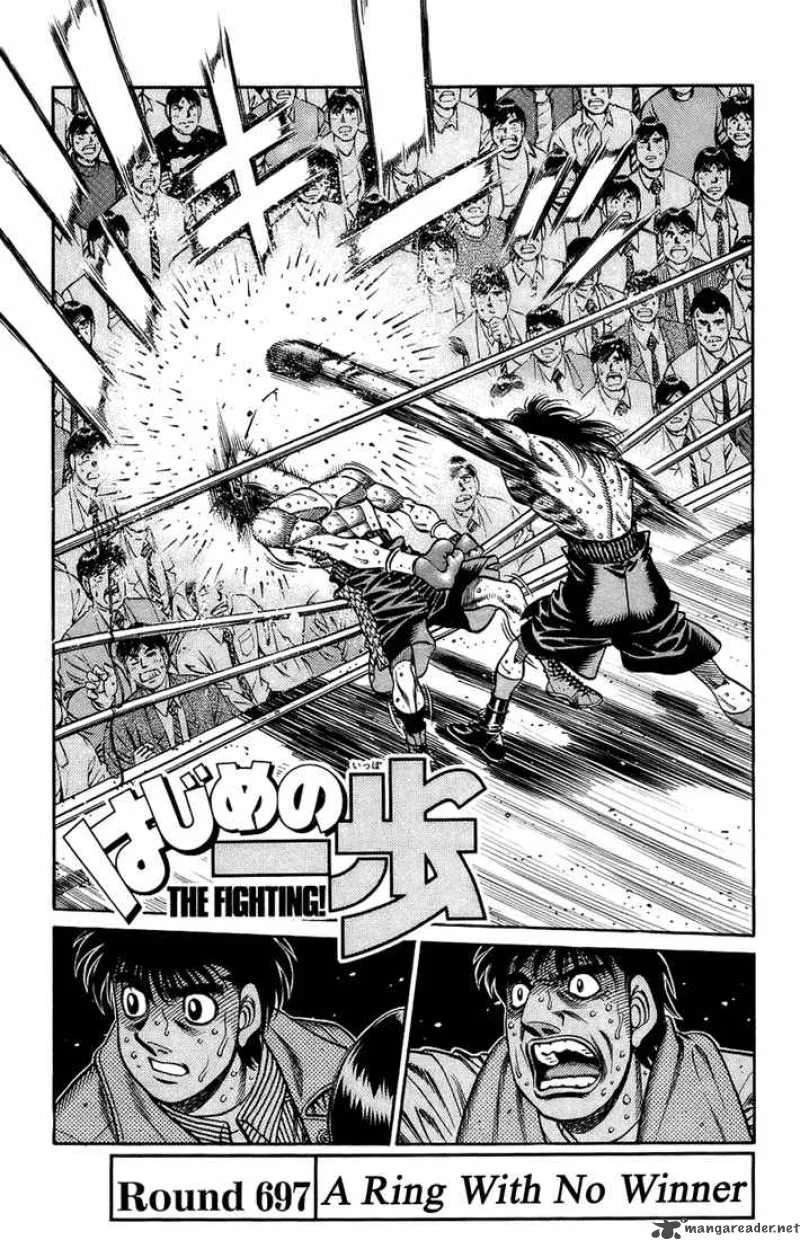 Hajime no Ippo Chapter 697 page 1