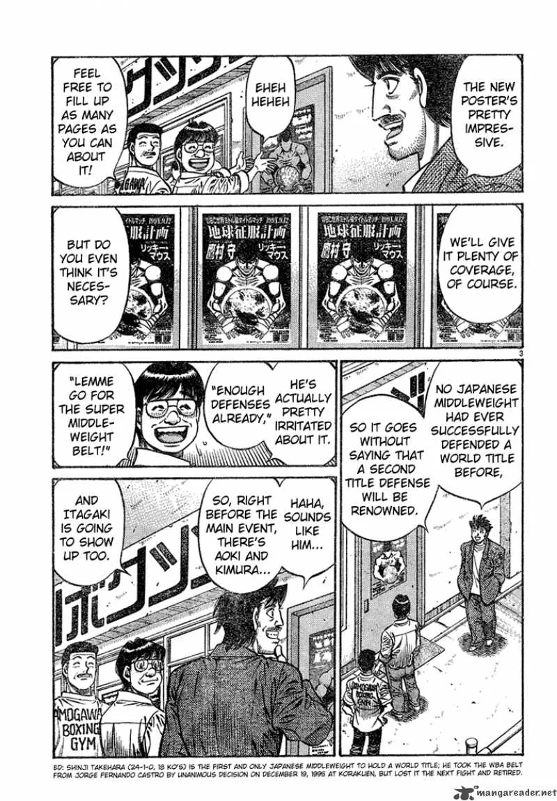 Hajime no Ippo Chapter 724 page 3