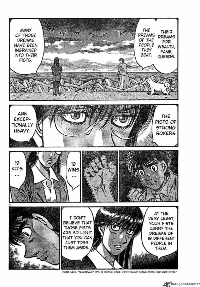 Hajime no Ippo Chapter 725 page 4