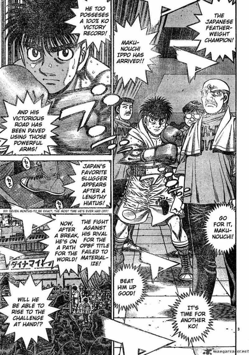 Hajime no Ippo Chapter 729 page 3