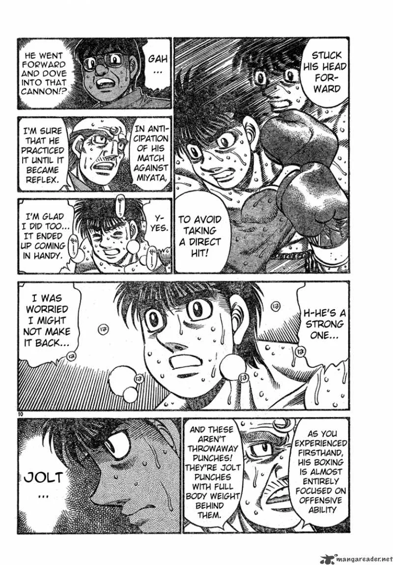 Hajime no Ippo Chapter 732 page 10