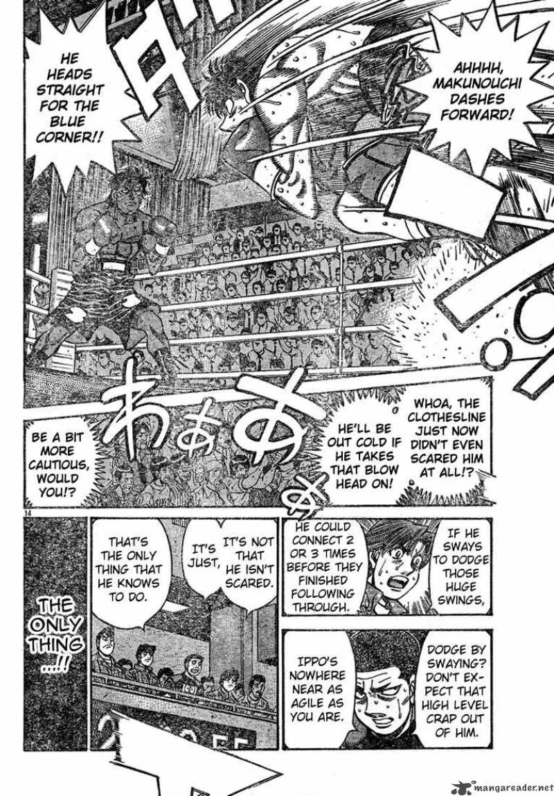 Hajime no Ippo Chapter 732 page 14