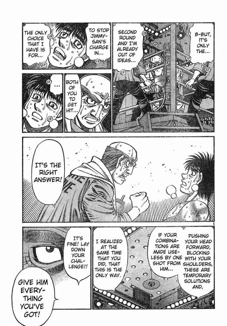 Hajime no Ippo Chapter 735 page 5