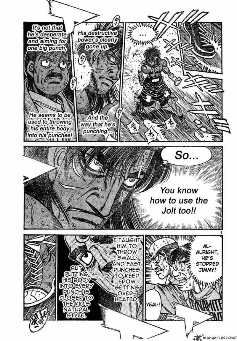 Hajime no Ippo Chapter 736 page 5