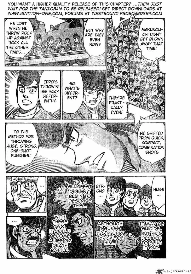 Hajime no Ippo Chapter 736 page 2