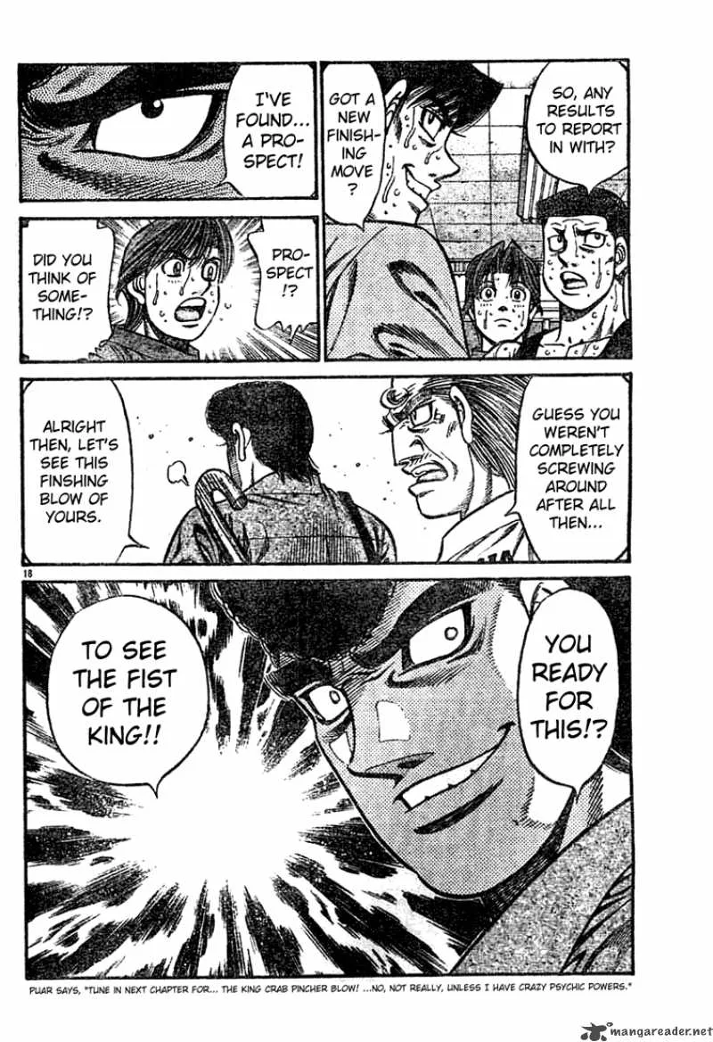 Hajime no Ippo Chapter 742 page 18