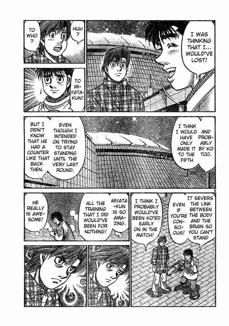 Hajime no Ippo Chapter 750 page 9
