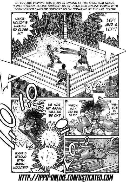 Hajime no Ippo Chapter 785 page 1